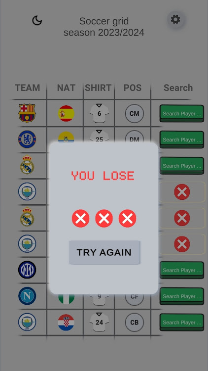 #3. Soccer grid (Android) By: YASSIN NASRI