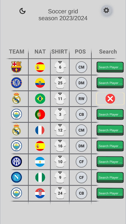 #5. Soccer grid (Android) By: YASSIN NASRI