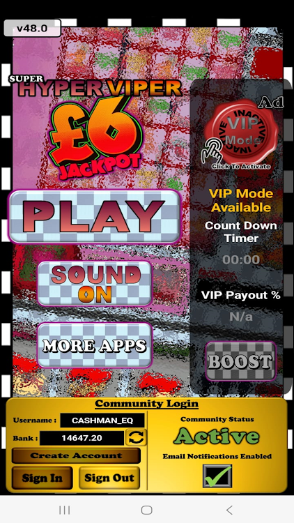 #8. Super Hyper Viper Classic Slot (Android) By: Cashman_eq