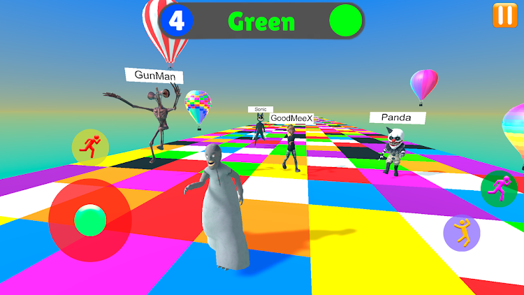 #2. Obby Online Color Block Race (Android) By: DarkPlay Game