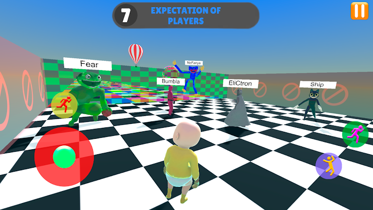 #4. Obby Online Color Block Race (Android) By: DarkPlay Game