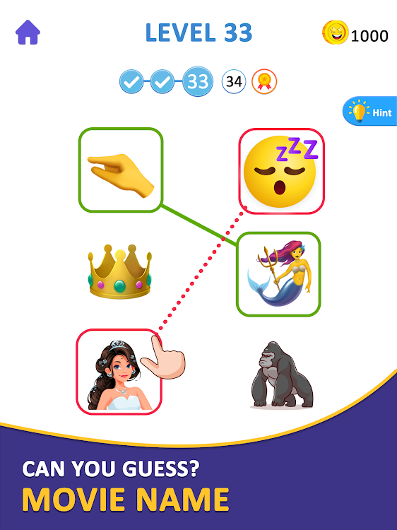 #2. Emoji Connect: Match Games (Android) By: Puzzle Go