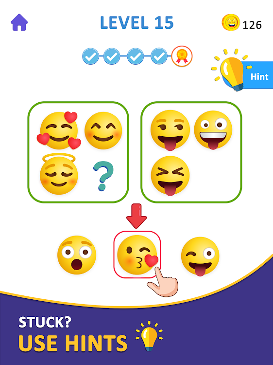 #3. Emoji Connect: Match Games (Android) By: Puzzle Go