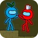 Red and Blue Stickman