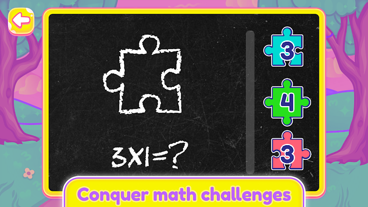 #3. Math Kids Puzzle: Kids Puzzles (Android) By: Zeppelin Games