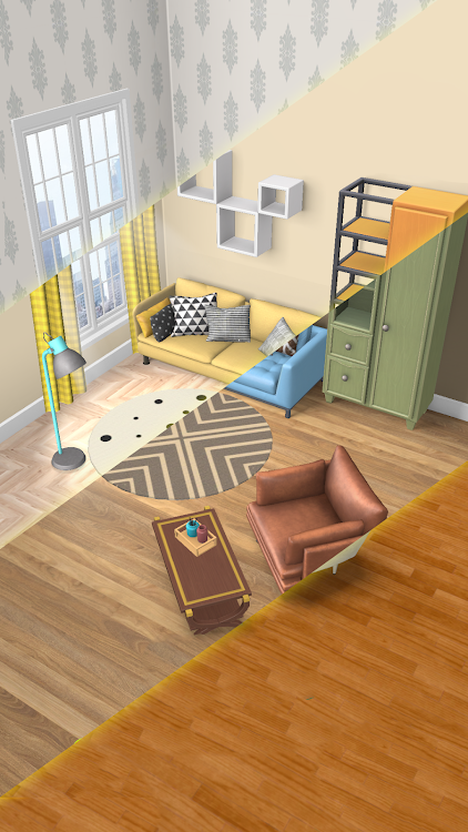 #4. Triple Sort 3D: Home Design (Android) By: MAD PIXEL GAMES LTD