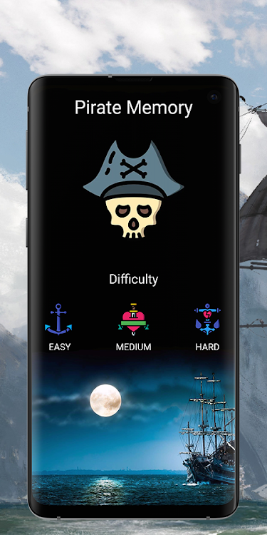 #2. Pirate memory - MeMo game (Android) By: Keev studio