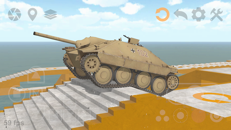 #8. Tank Physics Mobile Vol.2 (Android) By: Chobi Software