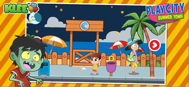 #4. PlayCity - SUMMER HOLIDAY TOWN (Android) By: Klee Games