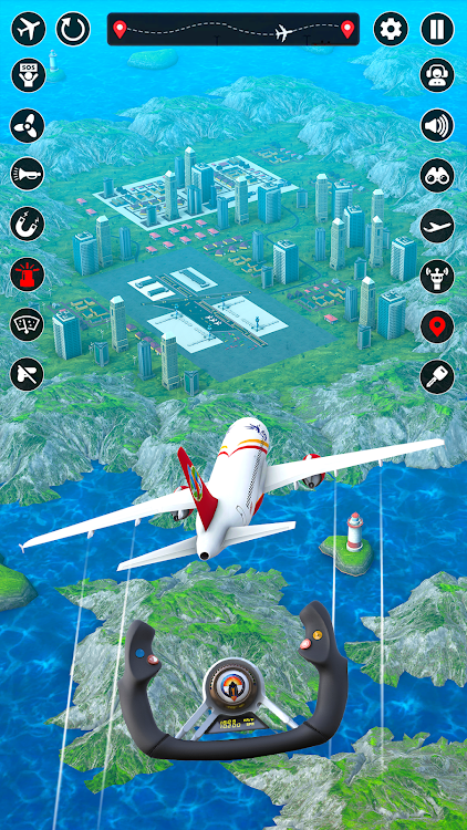 #3. Airplane Flight: 3D Sim Game (Android) By: Ubuntoo Games