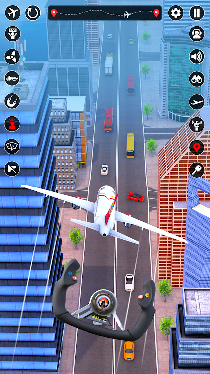 #5. Airplane Flight: 3D Sim Game (Android) By: Ubuntoo Games