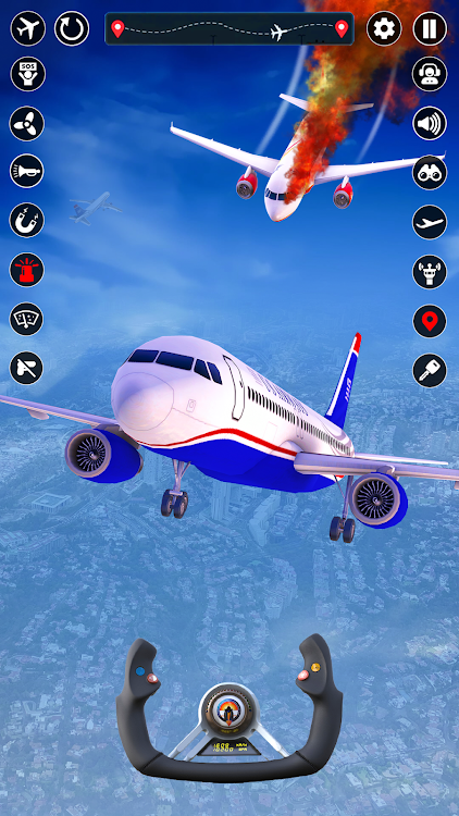 #6. Airplane Flight: 3D Sim Game (Android) By: Ubuntoo Games