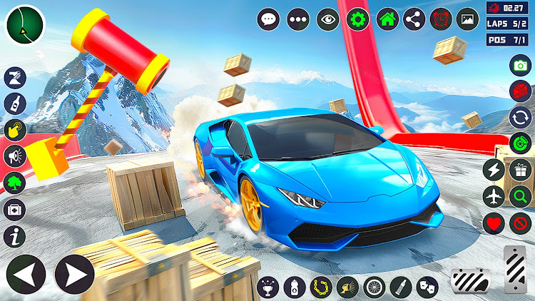 #2. Ramp Car game Stunts: Racing (Android) By: Awesome Games Studios