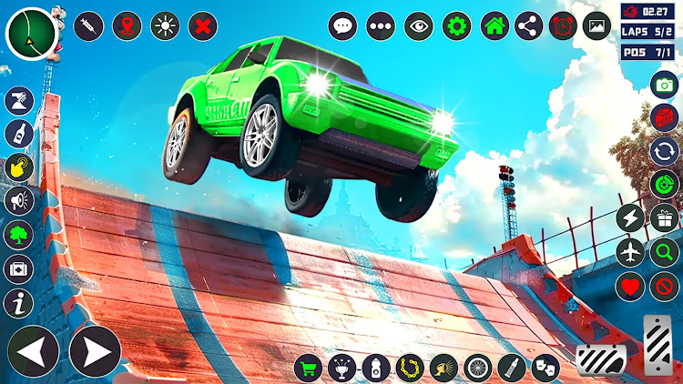 #6. Ramp Car game Stunts: Racing (Android) By: Awesome Games Studios