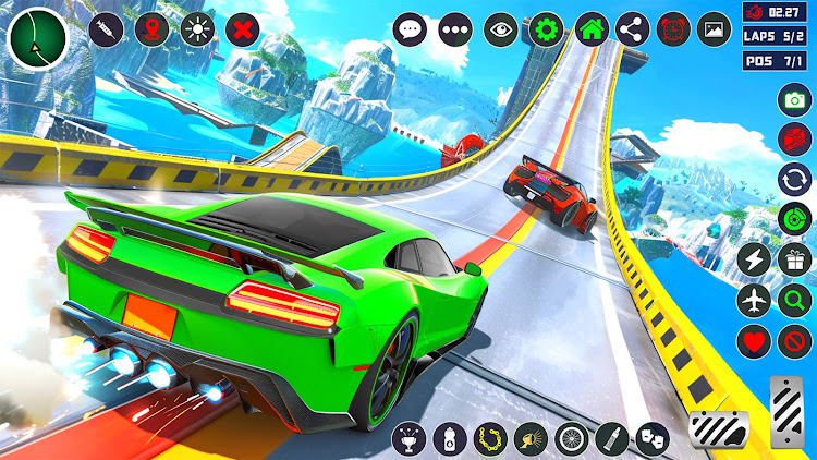 #9. Ramp Car game Stunts: Racing (Android) By: Awesome Games Studios