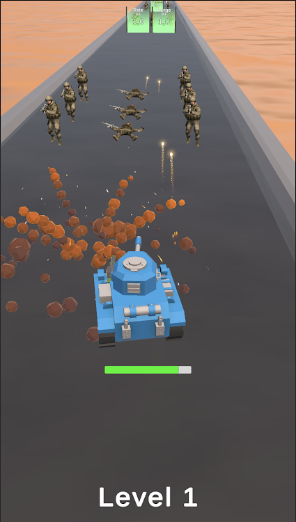 #5. Tank Battle Run (Android) By: GameBite