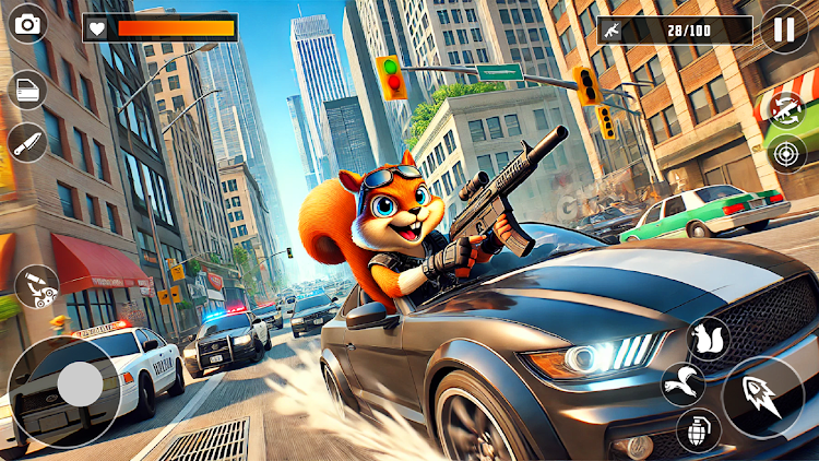 #2. Squirrel Hero 3D Gun Master (Android) By: Getflynz