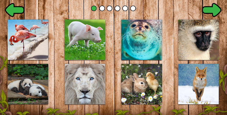 #2. Animal puzzle games offline (Android) By: Girls Photo Editor