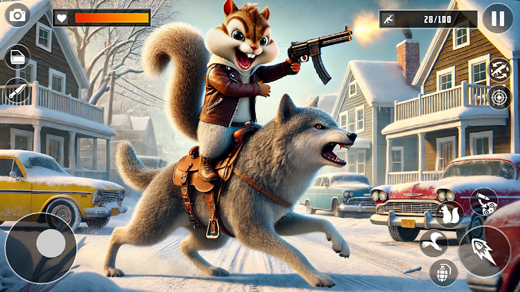 #7. Squirrel Hero 3D Gun Master (Android) By: Getflynz