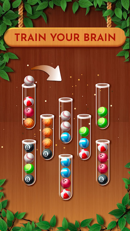 #2. Woody Sort: Ball Sort Puzzle (Android) By: Unico Studio