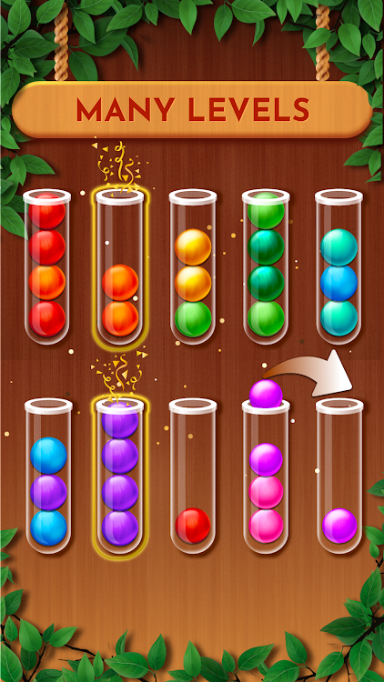 #7. Woody Sort: Ball Sort Puzzle (Android) By: Unico Studio