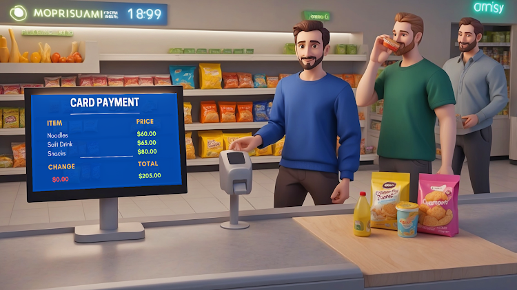 #7. Supermarket Retail Simulator (Android) By: Hash Gamez