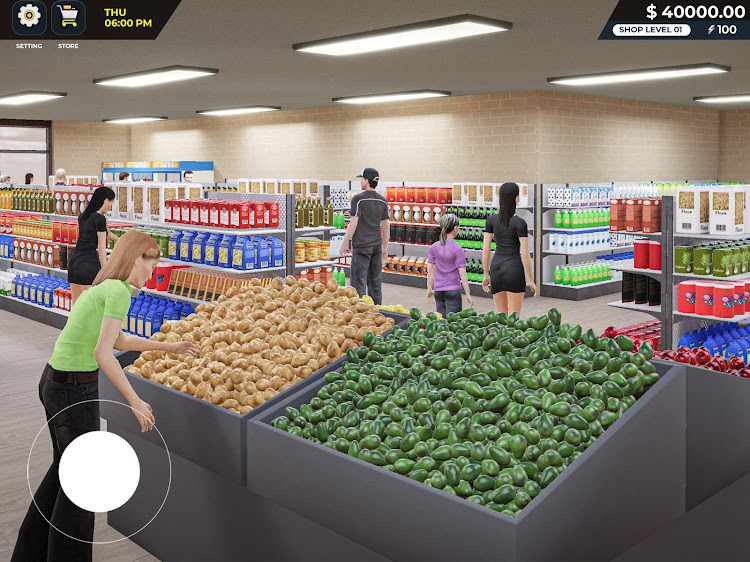 #8. Supermarket Store Manager 3D (Android) By: Mass Gamez