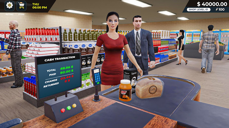 #9. Superstore Game Simulator 3D (Android) By: Mass Gamez