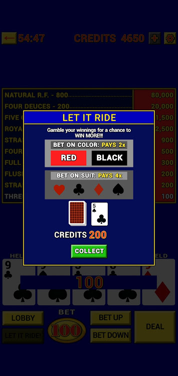 #8. Video Poker Classic Casino (Android) By: 41 Games