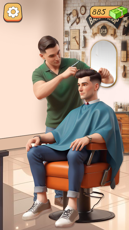 #2. Barber Shop Hairdresser Game (Android) By: Kidzfunstudioz