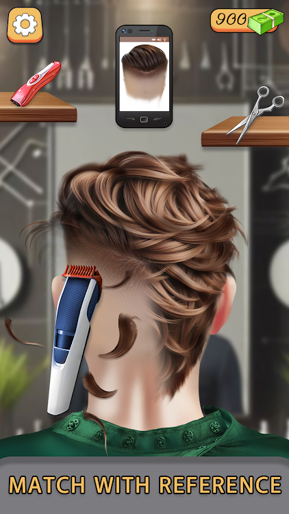 #3. Barber Shop Hairdresser Game (Android) By: Kidzfunstudioz