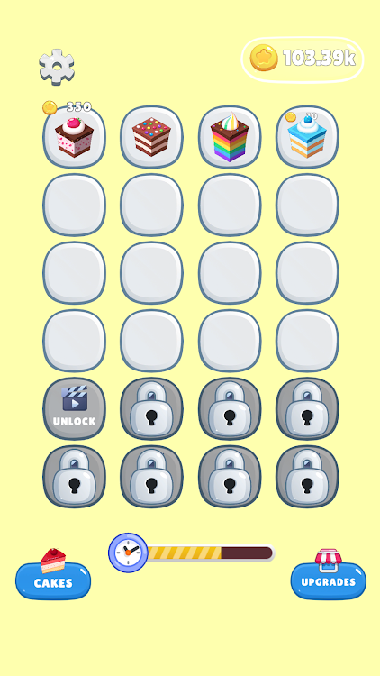 #3. Cake Maker Idle Merge (Android) By: Firenado Games