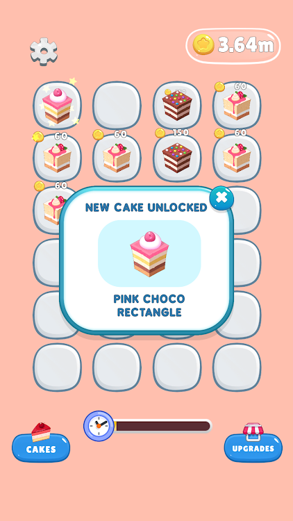 #6. Cake Maker Idle Merge (Android) By: Firenado Games