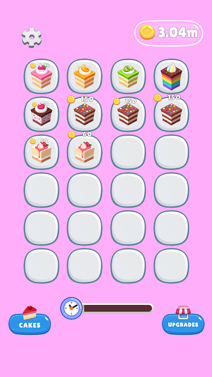 #7. Cake Maker Idle Merge (Android) By: Firenado Games