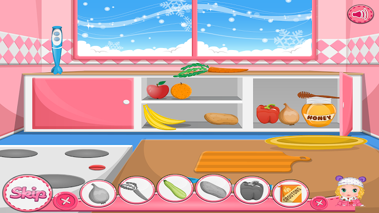 #2. Baby Care - Cooking and Dress (Android) By: ghalia games