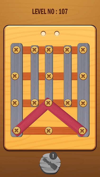 #5. Woodley: Wood Screw Puzzle (Android) By: Games Arena Studio