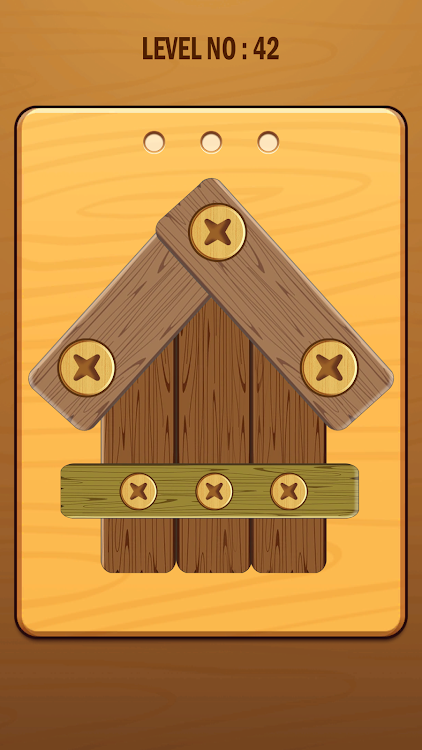 #7. Woodley: Wood Screw Puzzle (Android) By: Games Arena Studio