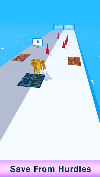 #10. Crowd Master Clash run race 3D (Android) By: Game Mansion