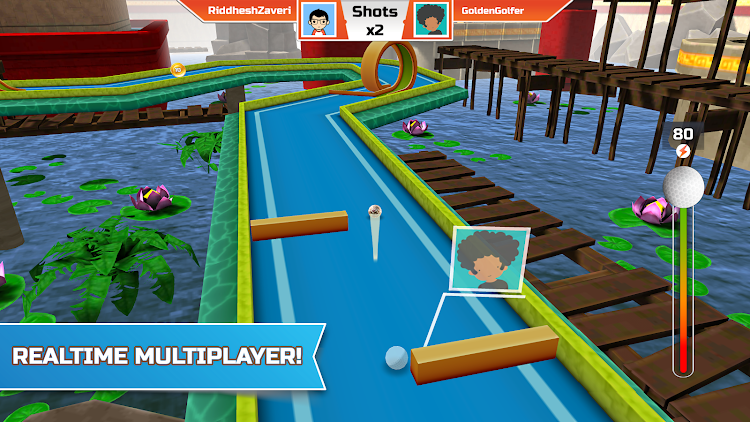 #2. Mini Golf 3D Multiplayer Rival (Android) By: Mobile Sports Time