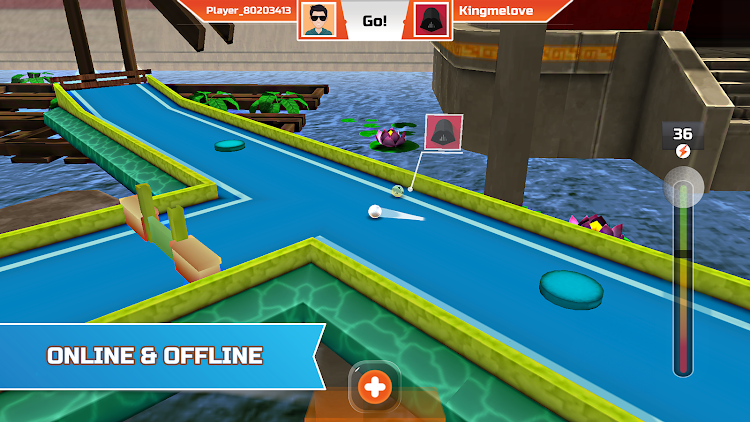 #7. Mini Golf 3D Multiplayer Rival (Android) By: Mobile Sports Time