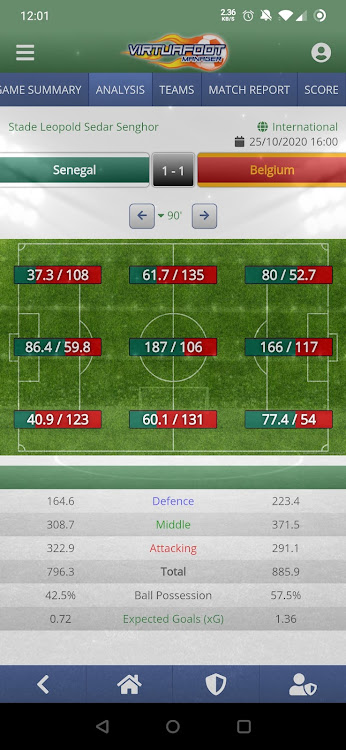 #7. Virtuafoot Football Manager (Android) By: Aymeric Le Corre