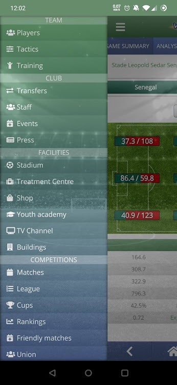 #8. Virtuafoot Football Manager (Android) By: Aymeric Le Corre