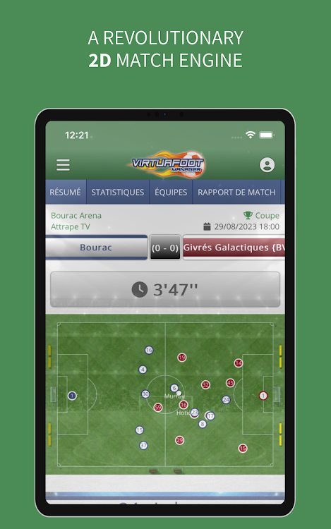 #9. Virtuafoot Football Manager (Android) By: Aymeric Le Corre