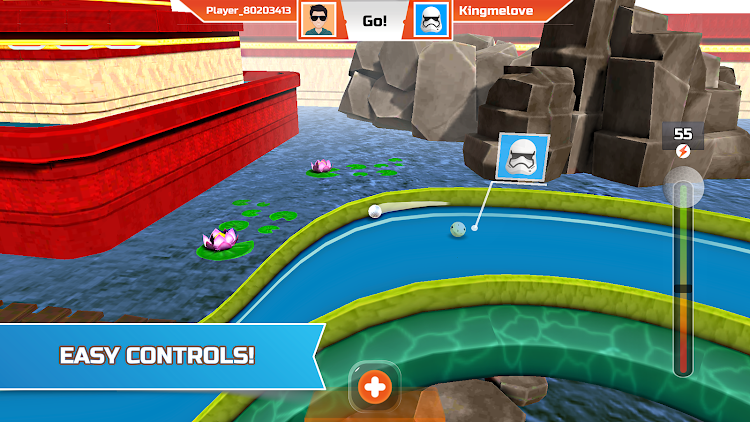 #8. Mini Golf 3D Multiplayer Rival (Android) By: Mobile Sports Time