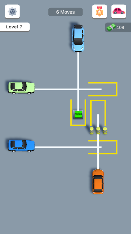 #2. Parking Order 3D: Move Car (Android) By: Wizigon