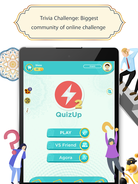 #7. QuizUp 2 (Android) By: IHSAN STUDIO