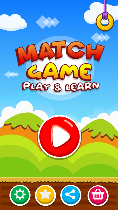 #7. Match Game - Play & Learn (Android) By: Orange Studios Games