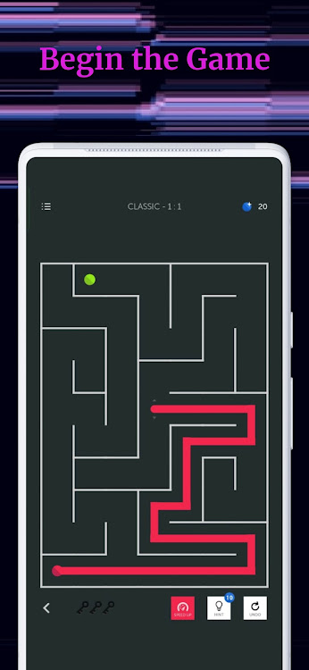 #3. Maze Craze - Labyrinth Puzzles (Android) By: Random Logic Games, LLC