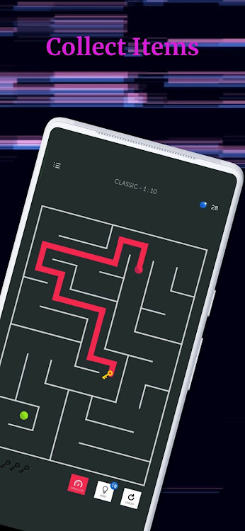 #4. Maze Craze - Labyrinth Puzzles (Android) By: Random Logic Games, LLC