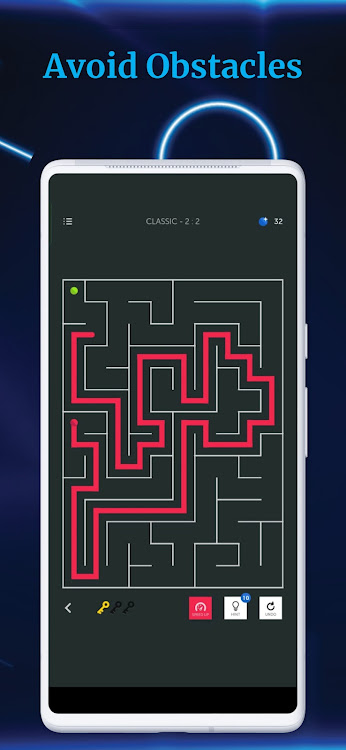 #5. Maze Craze - Labyrinth Puzzles (Android) By: Random Logic Games, LLC